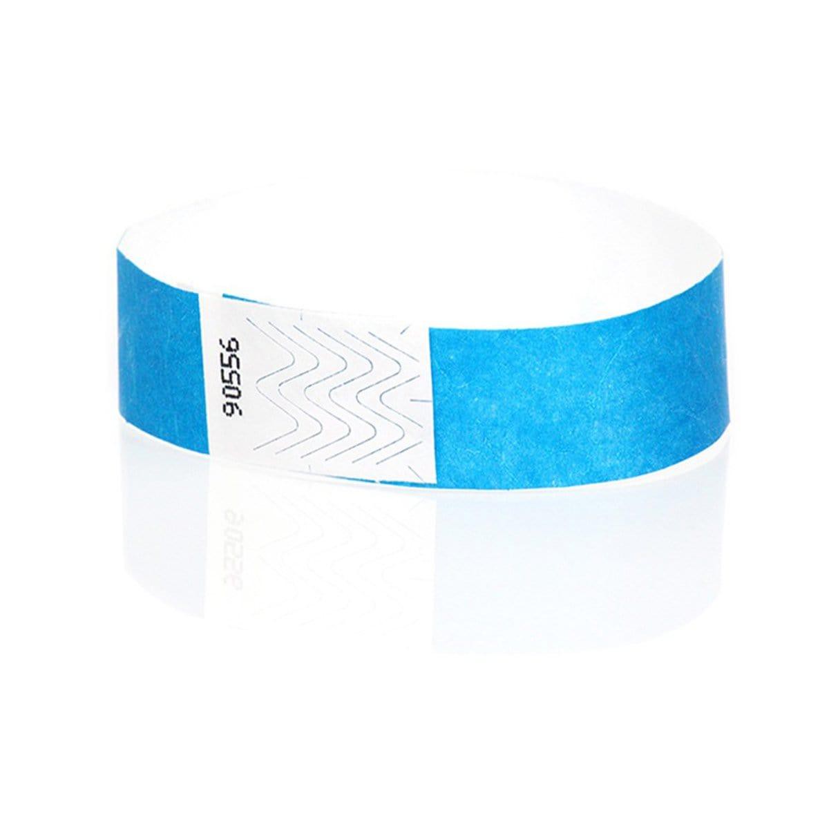 Wristband Supertek 3/4in Light Blue 500 Pkg.