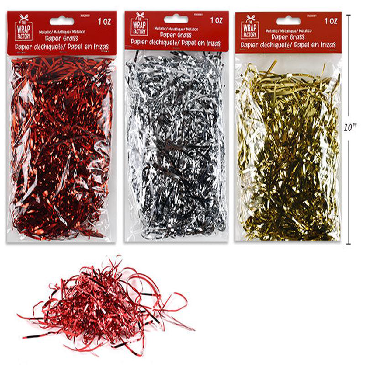 1 oz de Confeti Metlico 8211 3 Colores