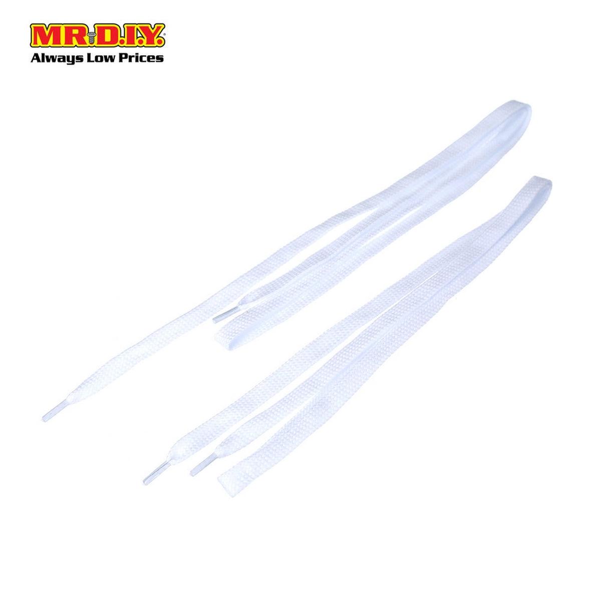 (MrDiy) Shoe Laces (115Cm) White