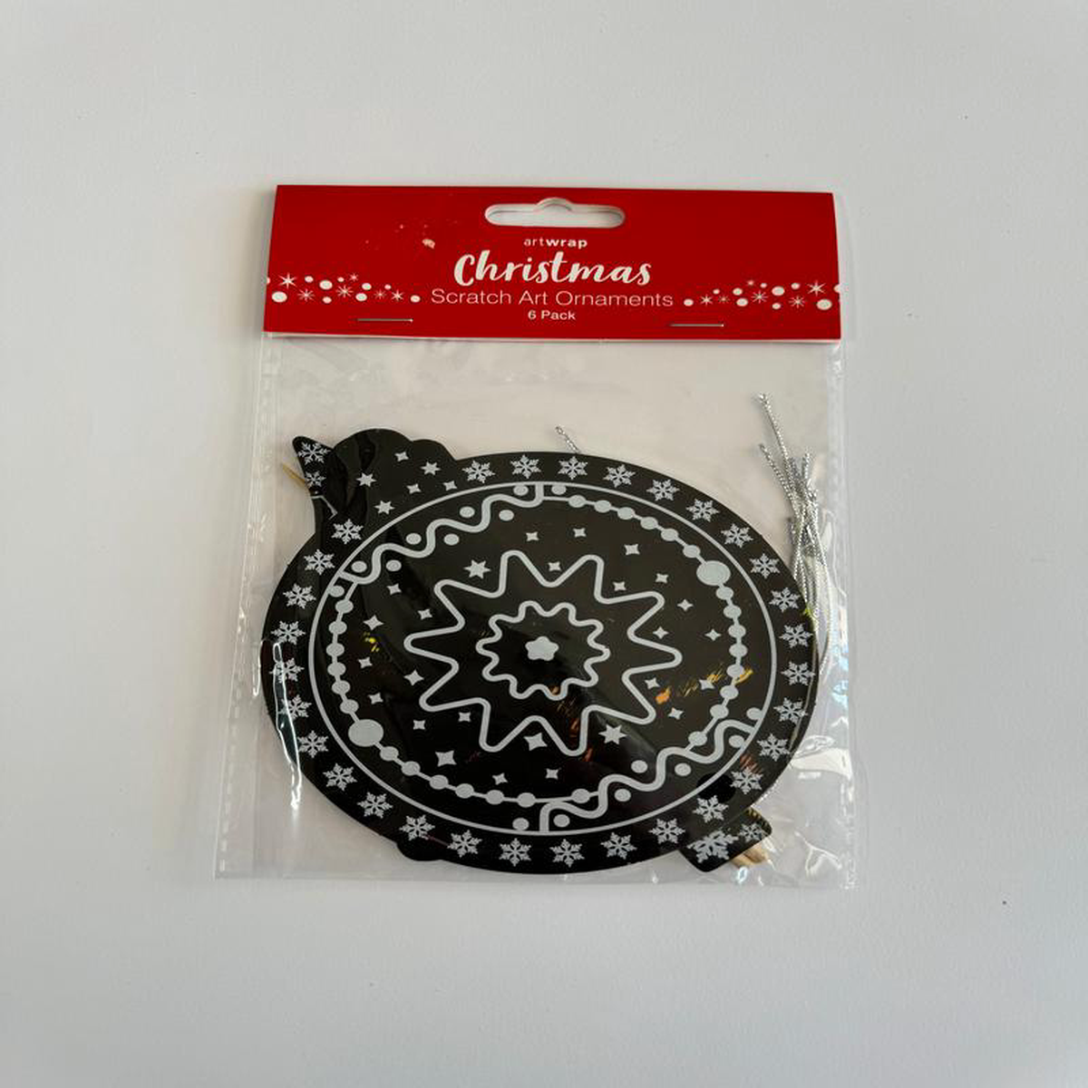 XMAS SCRATCH ART 6PK