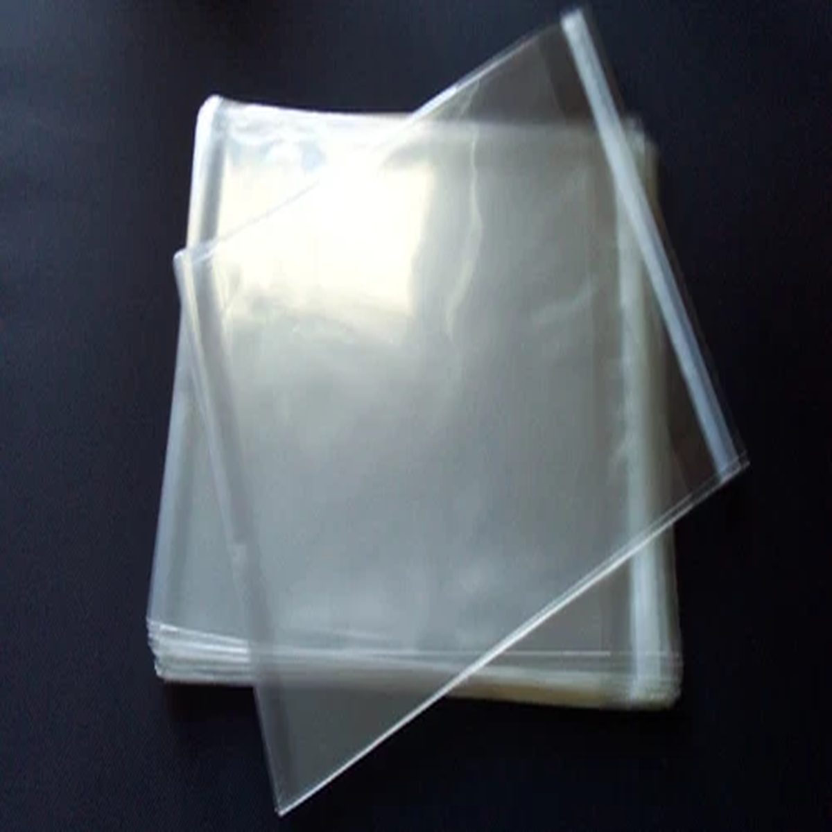 100  6 x 9 Crystal Clear Resealable Poly/Cello Bags Sleeves Self Seal