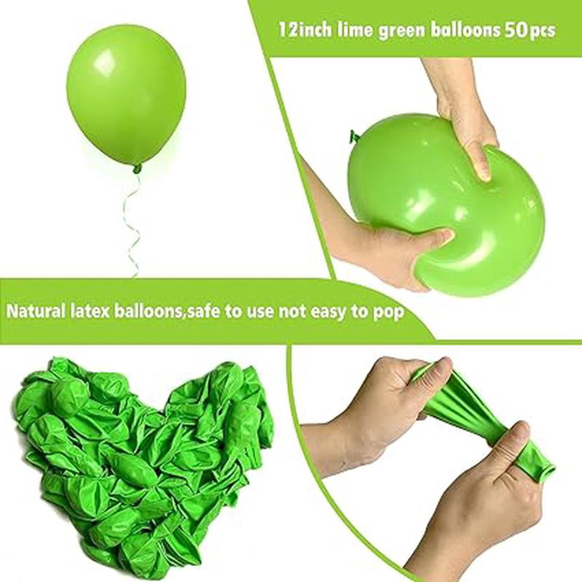 128221Latex Light Green Balloon N247LG
