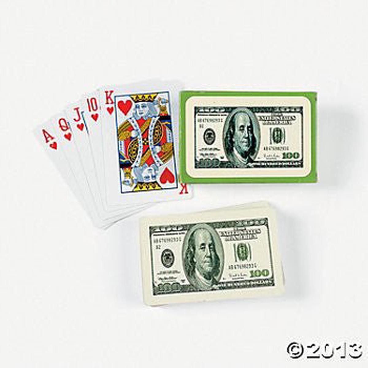 $100 Bill Playing Cards 2.5