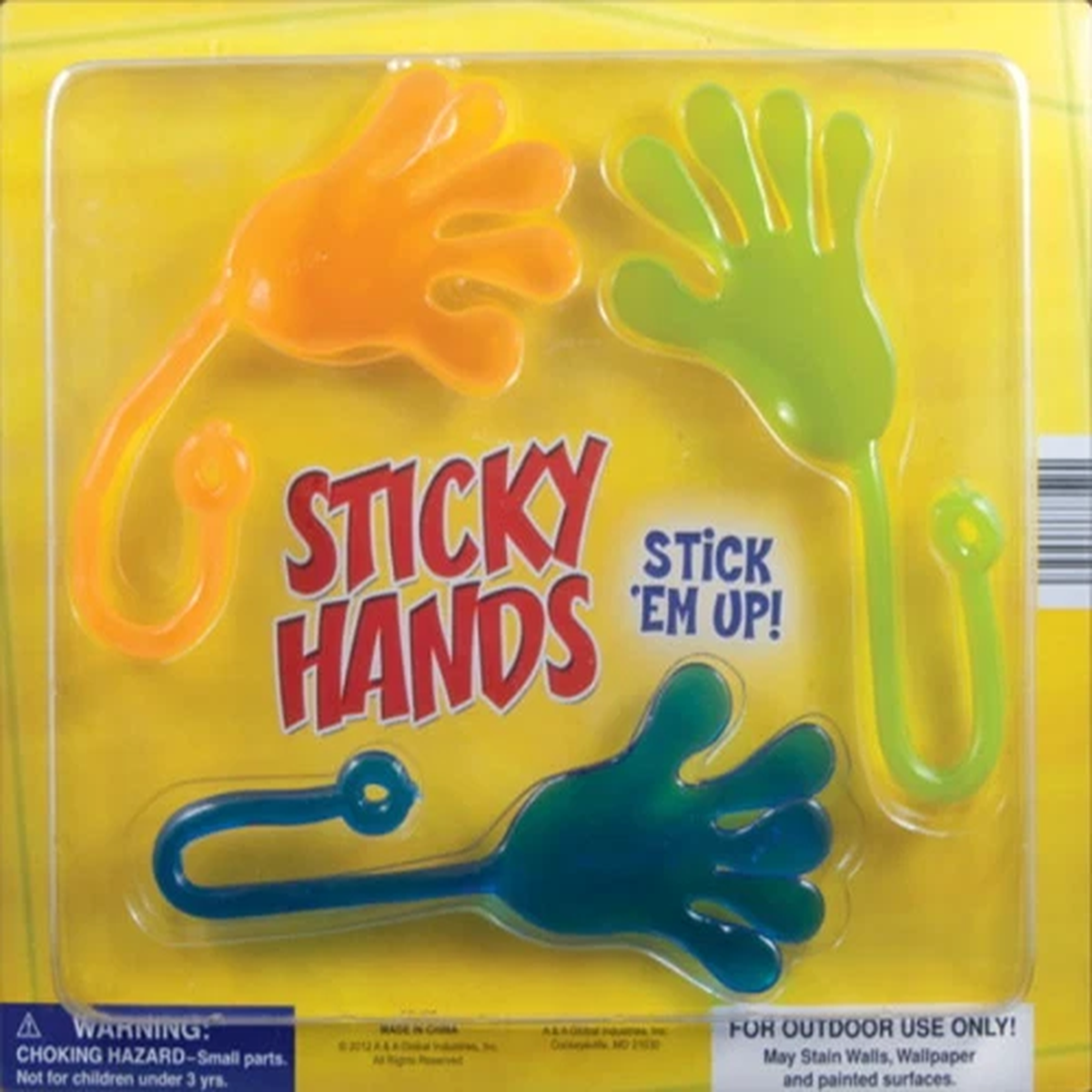 12 BIG EXTRA HUGE STICKY HANDS 12