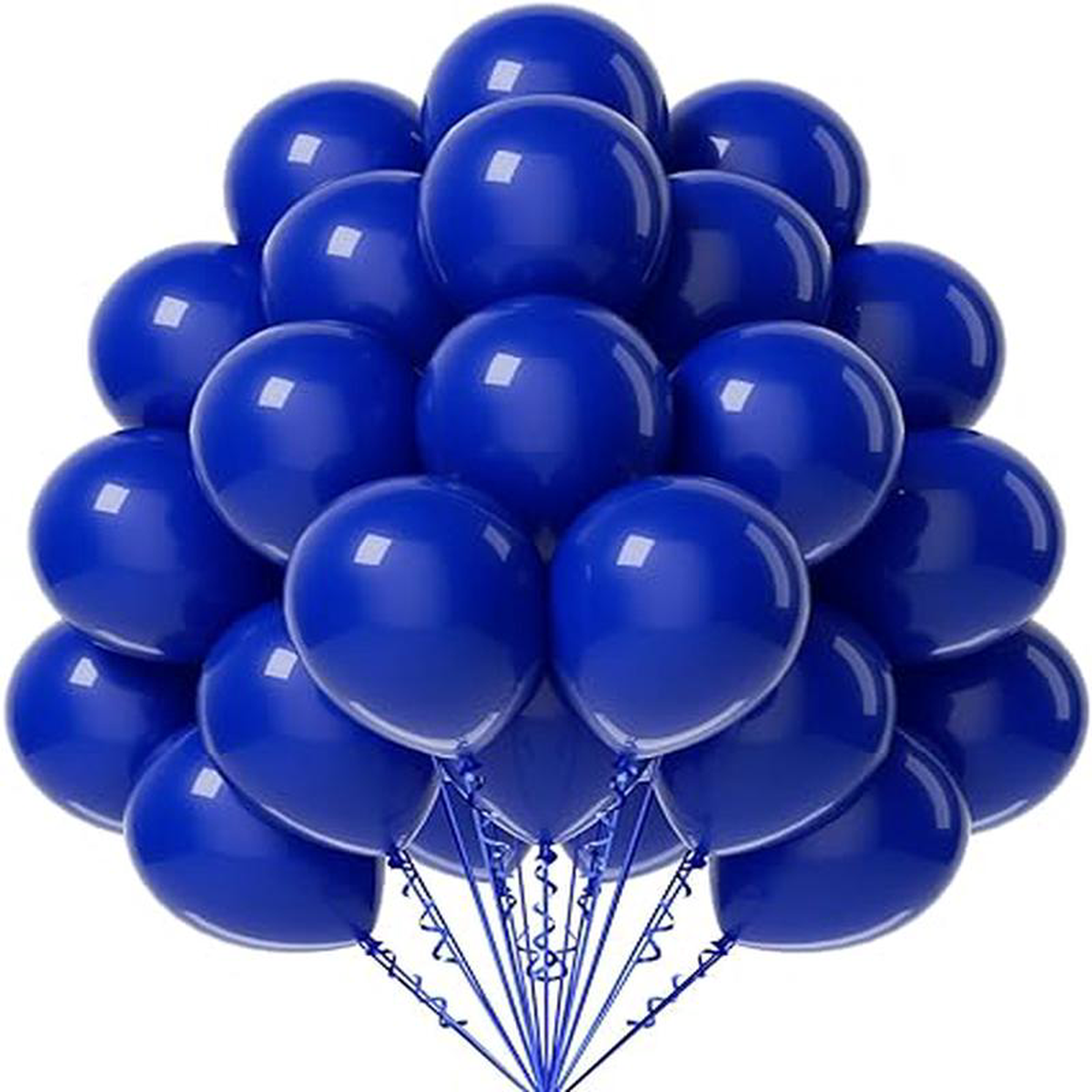 128221 Latex Dark Blue Helium Balloon N247DB-H