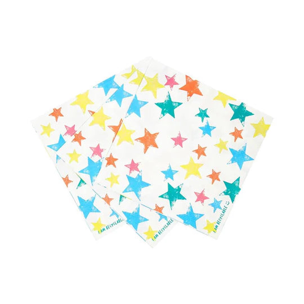 Birthday Brights Rainbow Star Napkin Pack of 20