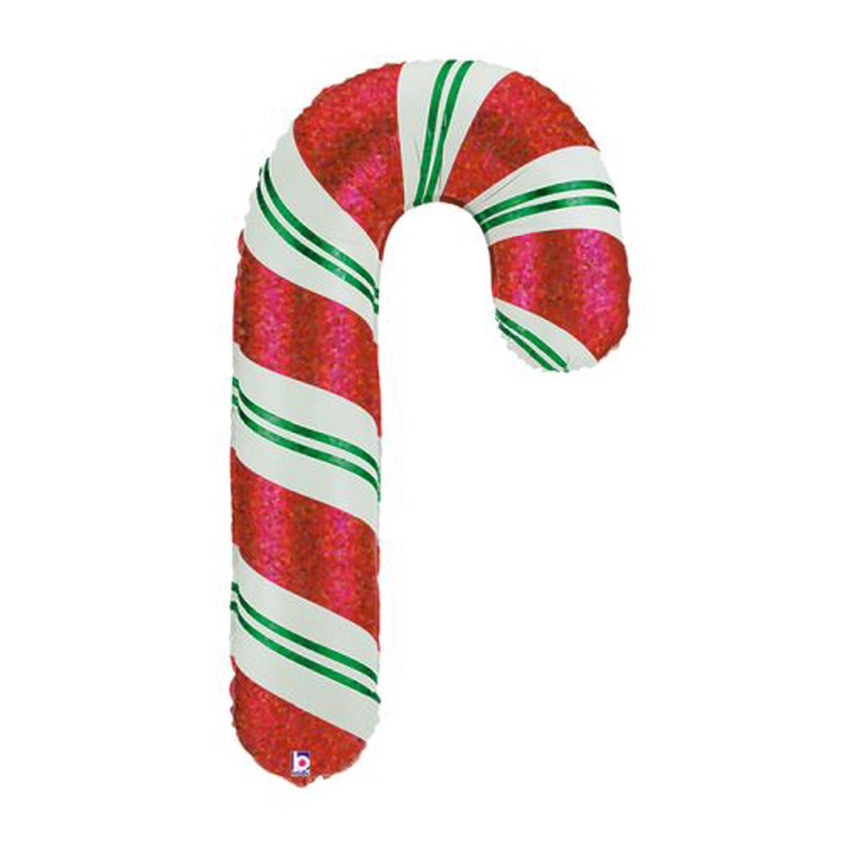 Christmas Candy Cane Foil Balloon 41Inches