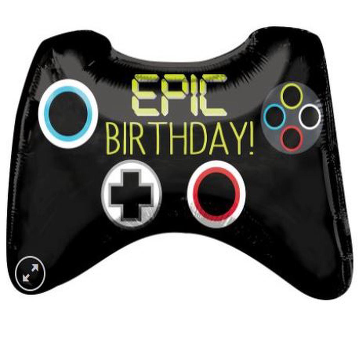 Epic Party Game Controller Foil Balloon 28Inches