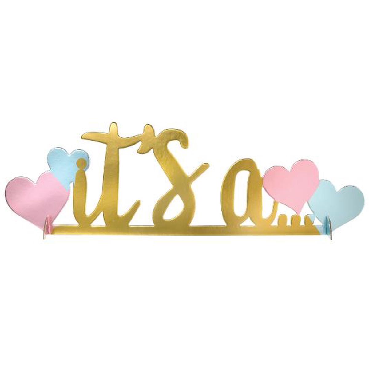 Gender Reveal Foil Centrepiece