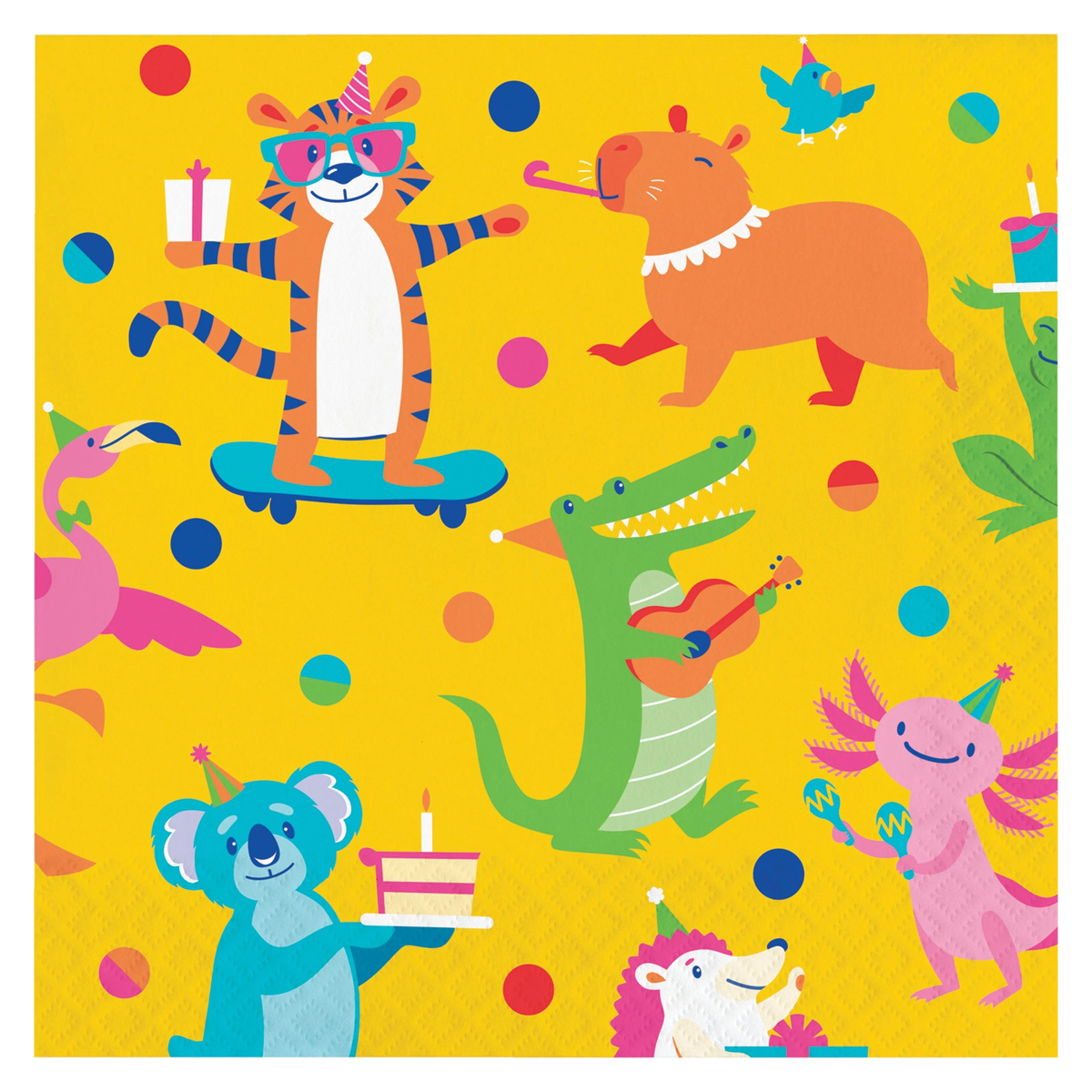 Animal Jamboree Luncheon Napkins Pack of 16