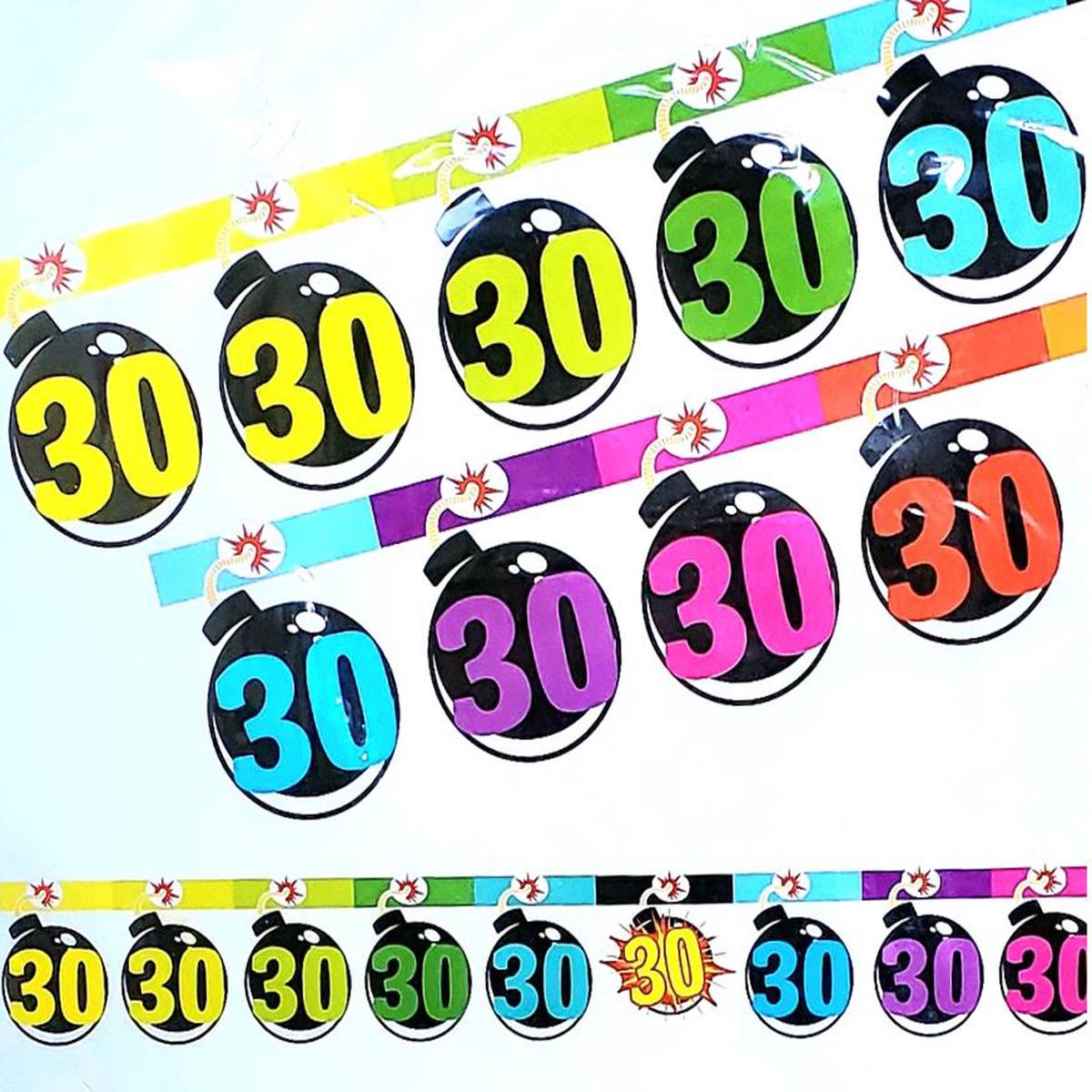 30th Happy Birthday Banner
