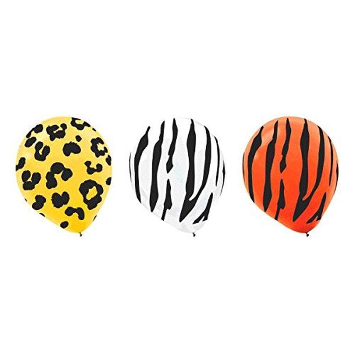 Animal Print Assorted Latex Balloon 12Inches