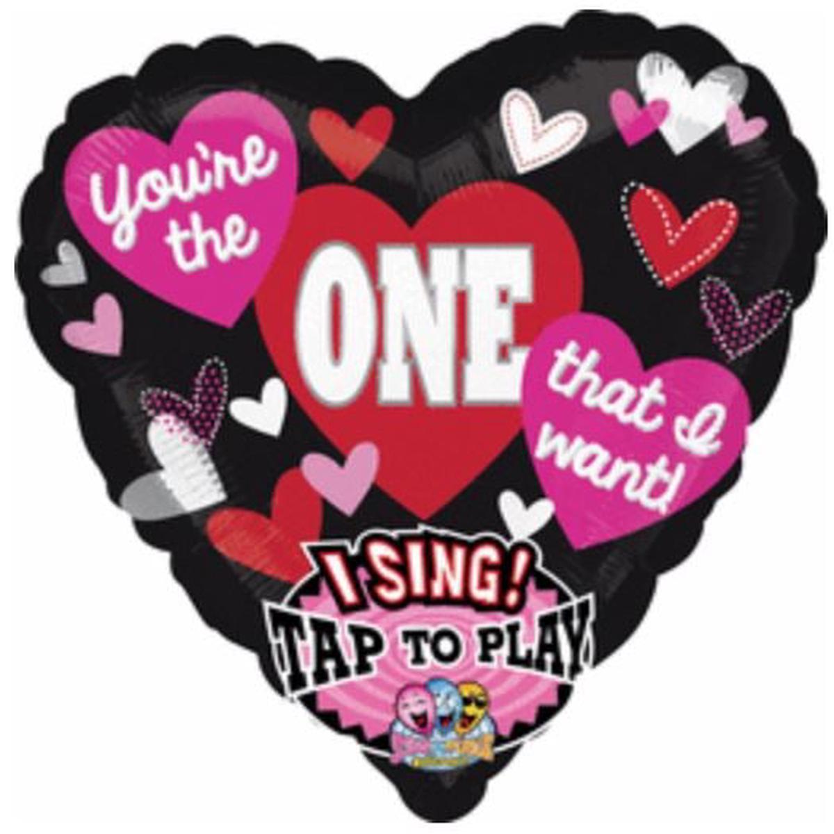 You're Are The One Love Singing Balloon 29Inches