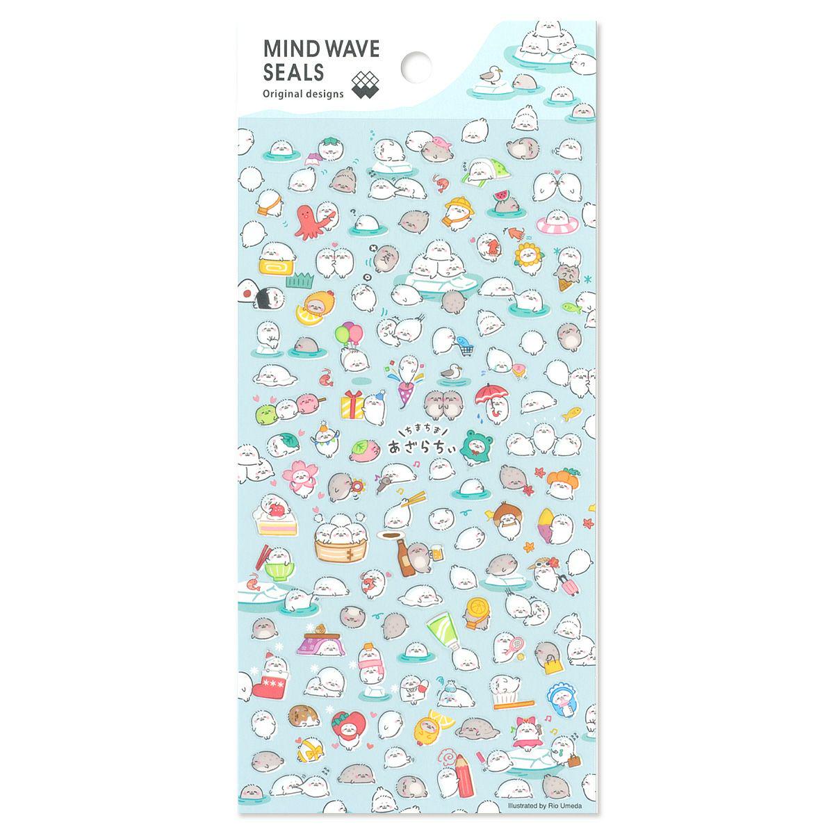Mind Wave Seals Chimachama Azarachi Sticker Sheet