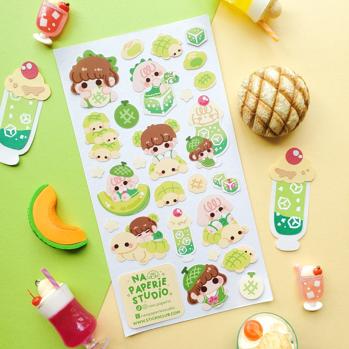 STICKII Melon Magic Sticker Sheet