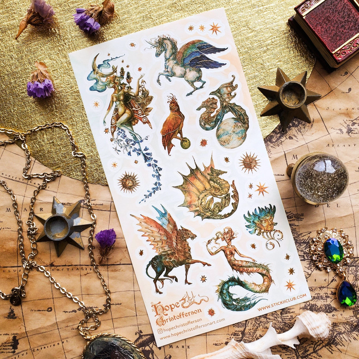 STICKII - Myths Among the Stars Sticker Sheet