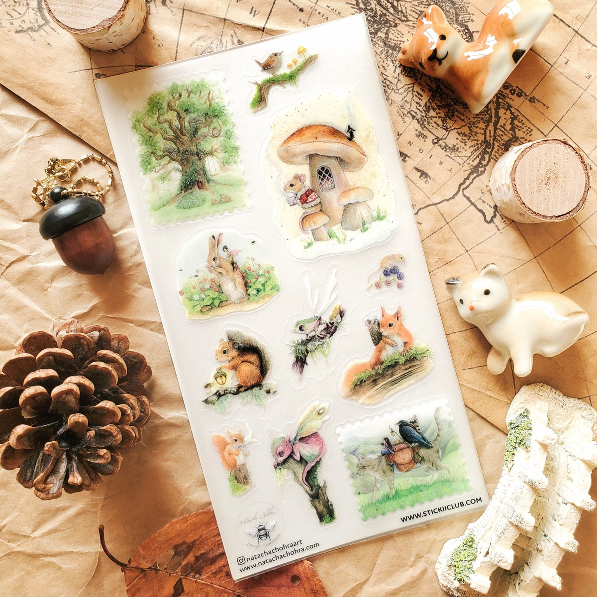 STICKII - The Secret Grove Sticker Sheet