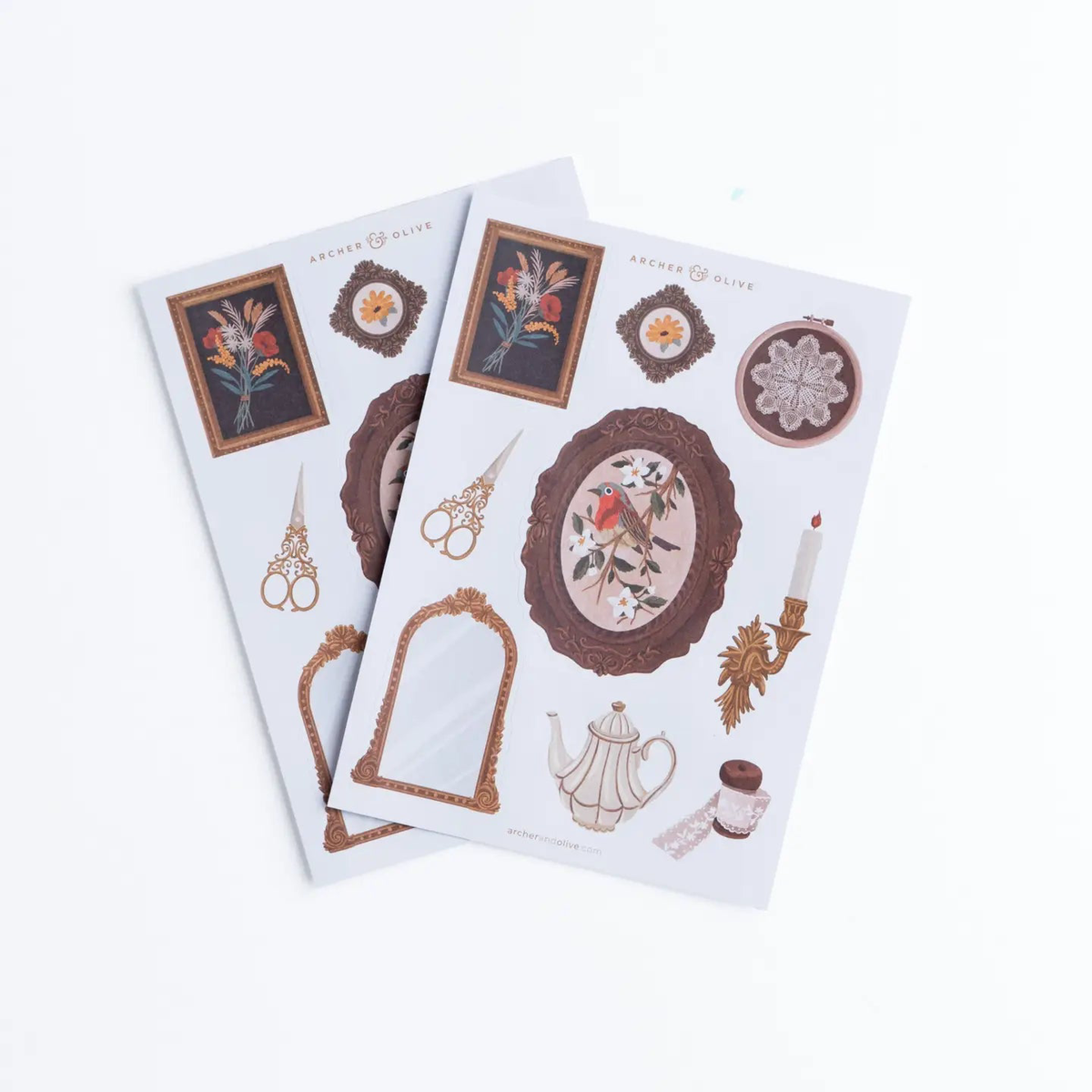 Archer and Olive Frame Wall Stickers Set