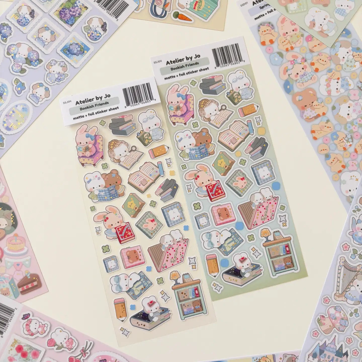 Atelier by Jo - Bookish Friends Sticker Sheet