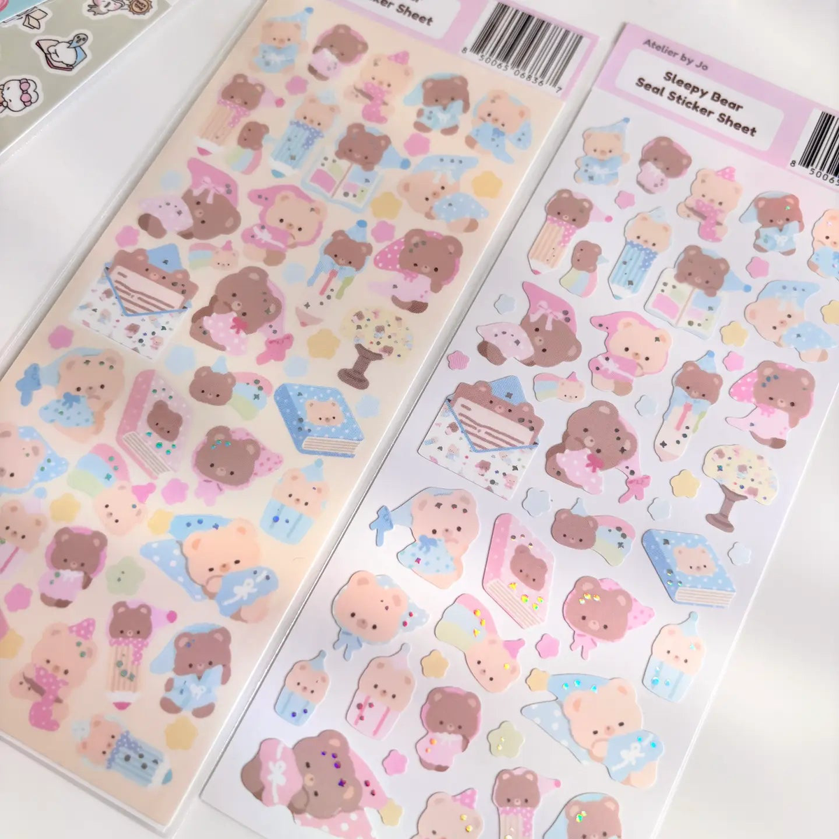 Atelier by Jo - Sleepy Bears Deco Sticker Sheet