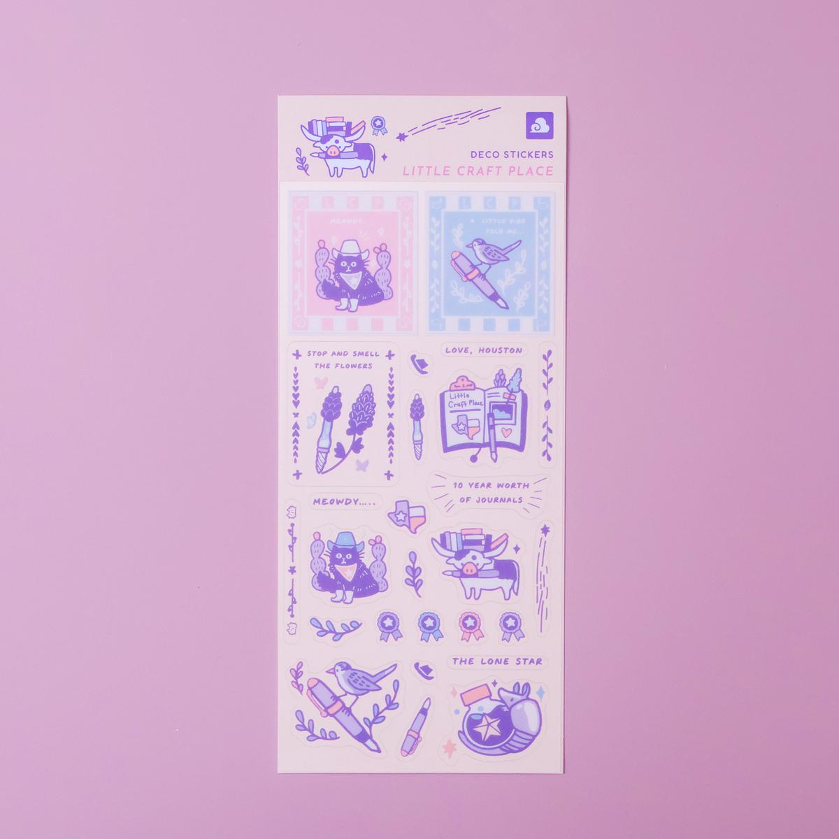 Thousand Skies x Little Craft Place Sticker Sheets