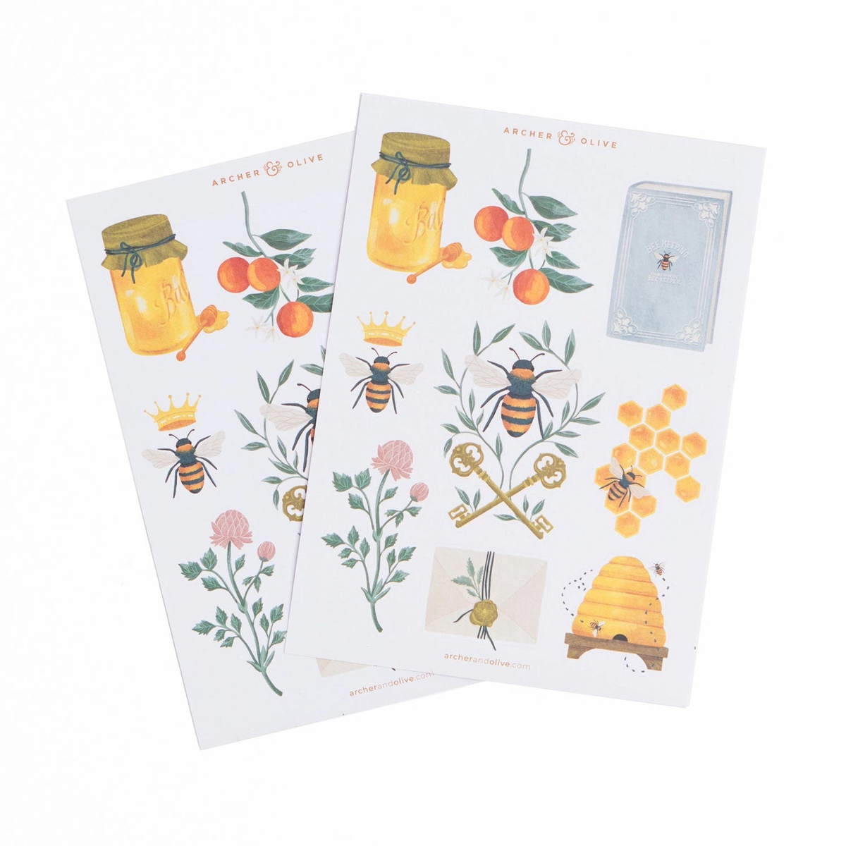 Archer and Olive Keeper of the Bees Sticker Set