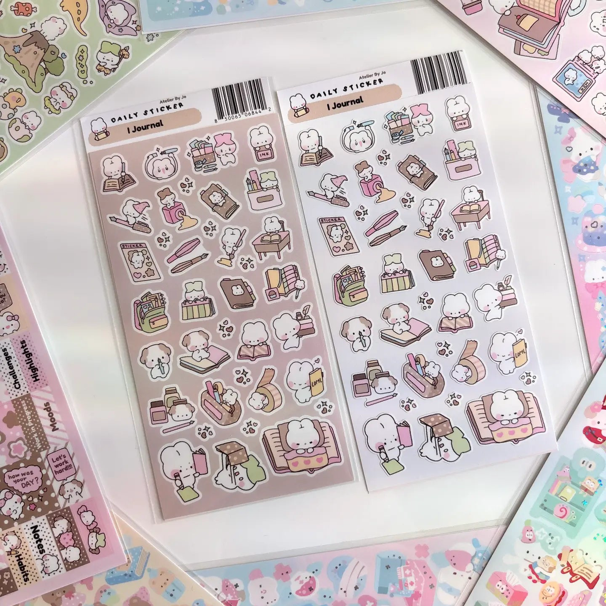 Atelier by Jo - I Love Journaling Sticker Sheet