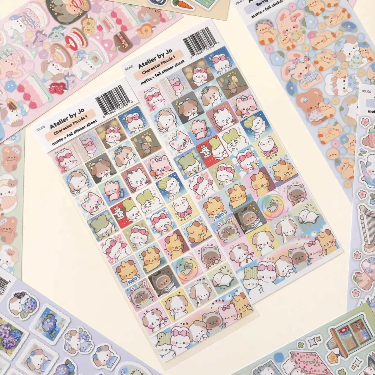 Atelier by Jo - Character Moods Sticker Sheet