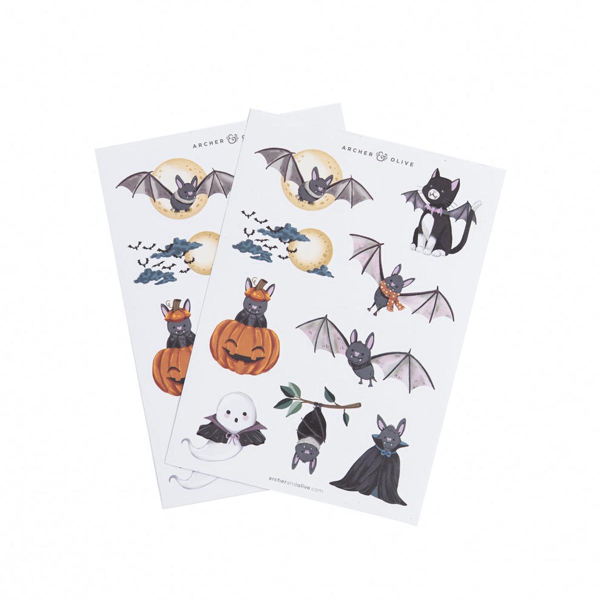 Archer and Olive - Cute Bat Sticker Set