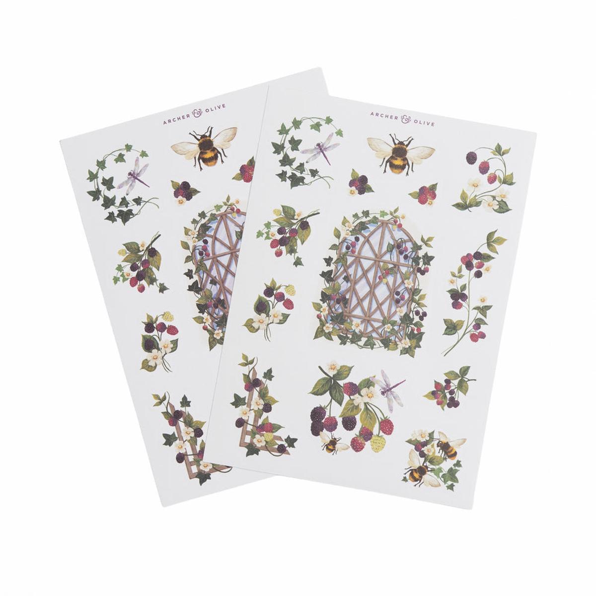 Archer and Olive Stickers: Berries & Vines