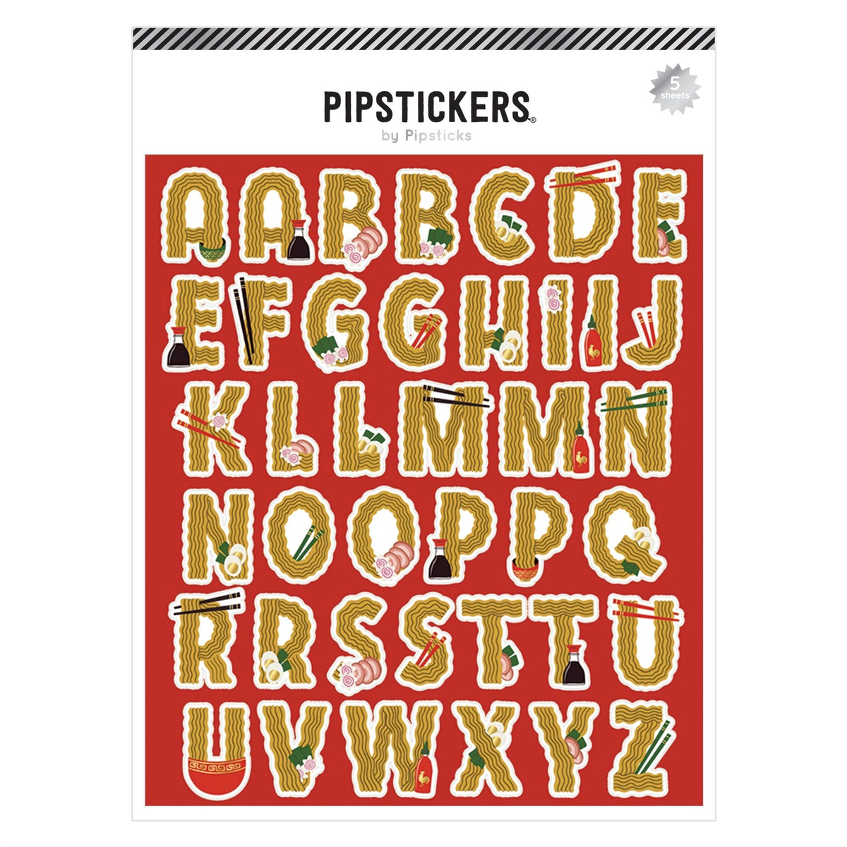 Use Your Noodle Big Alphabet Stickers
