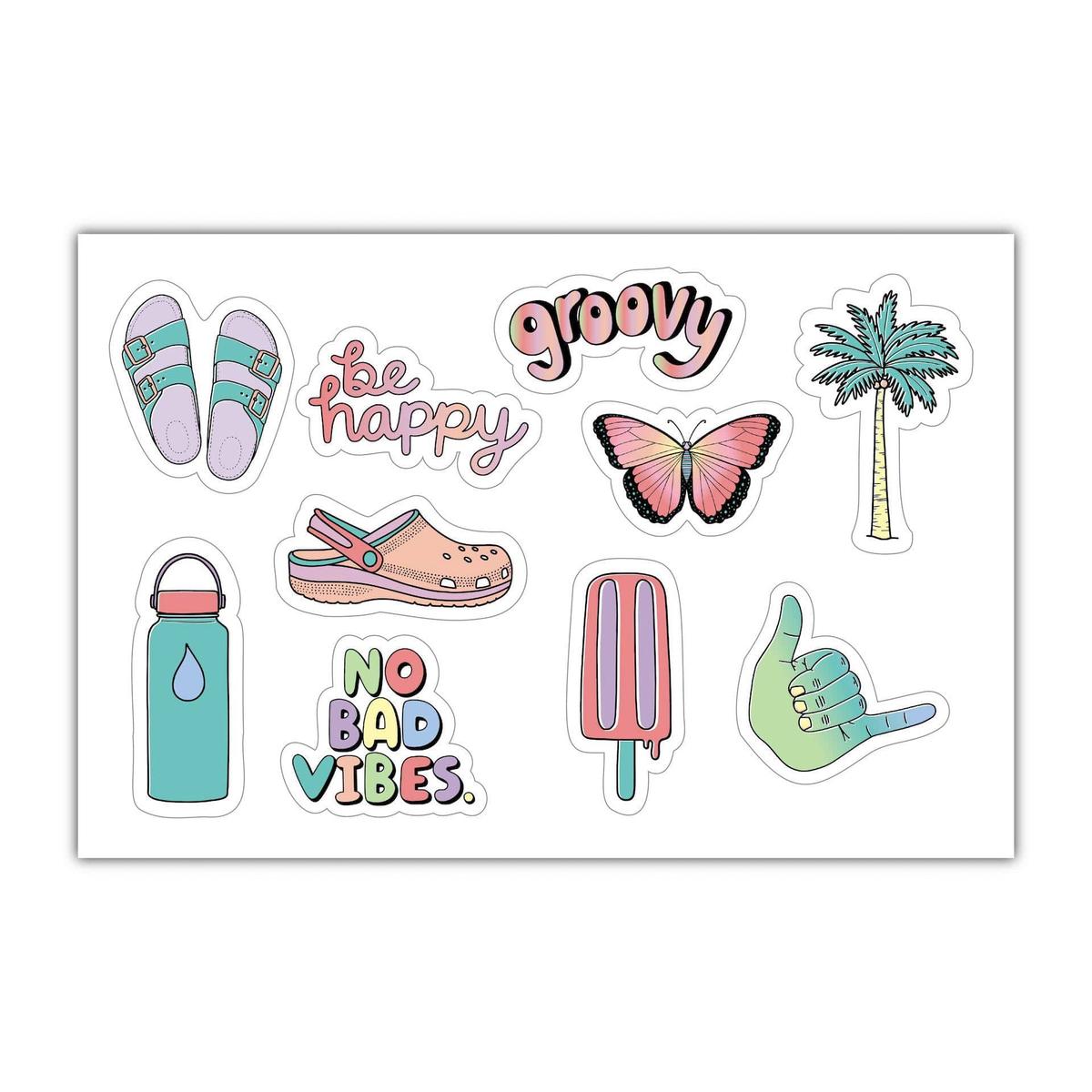Aesthetic Stickers Mini Sticker Sheet SMALL miniature 1