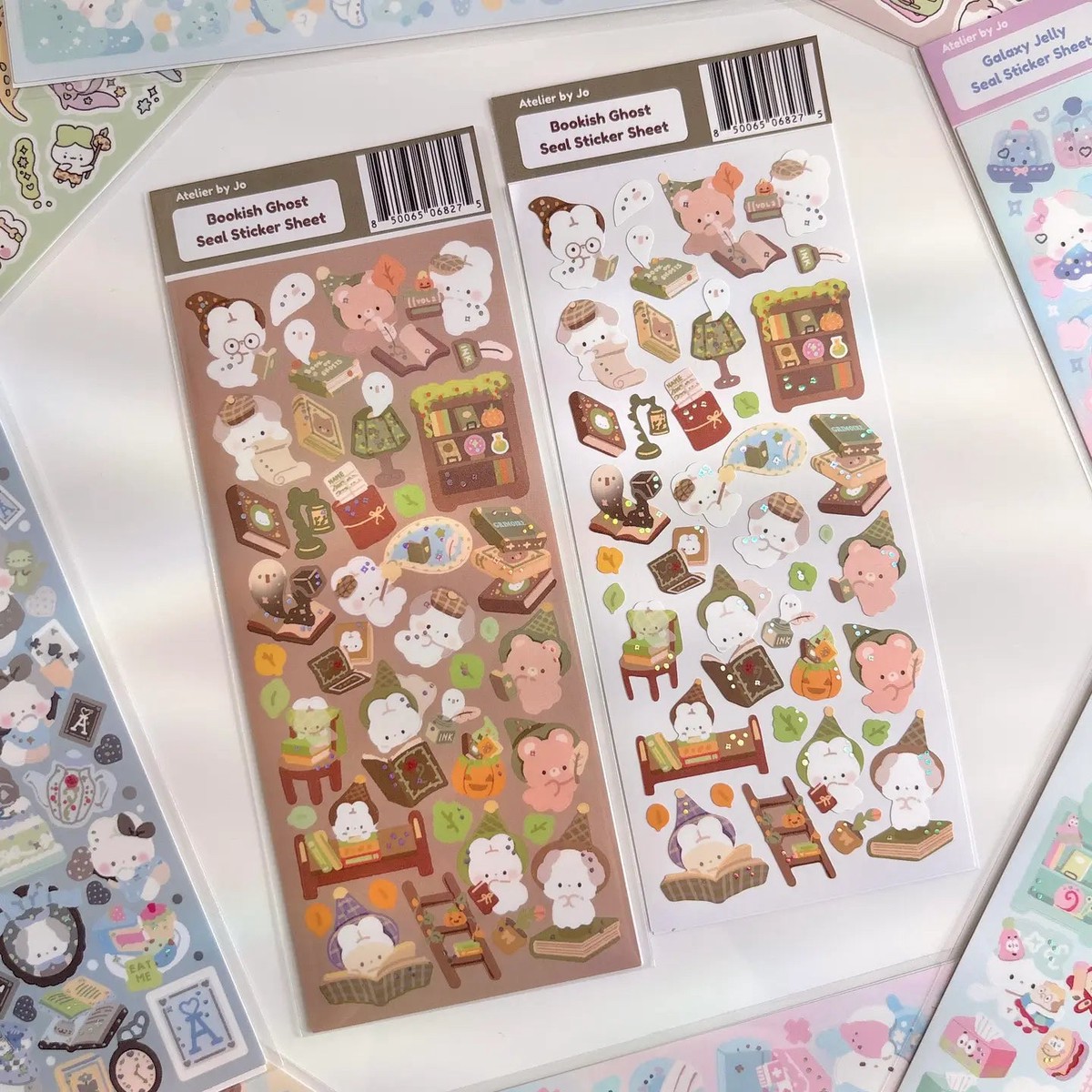 Atelier by Jo - Bookish Ghost Deco Sticker Sheet