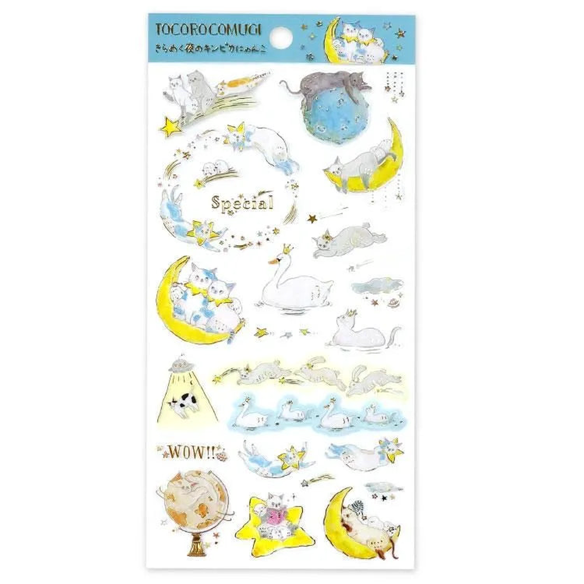 Tocorocomugi Sticker Sheet - Sparkling Night