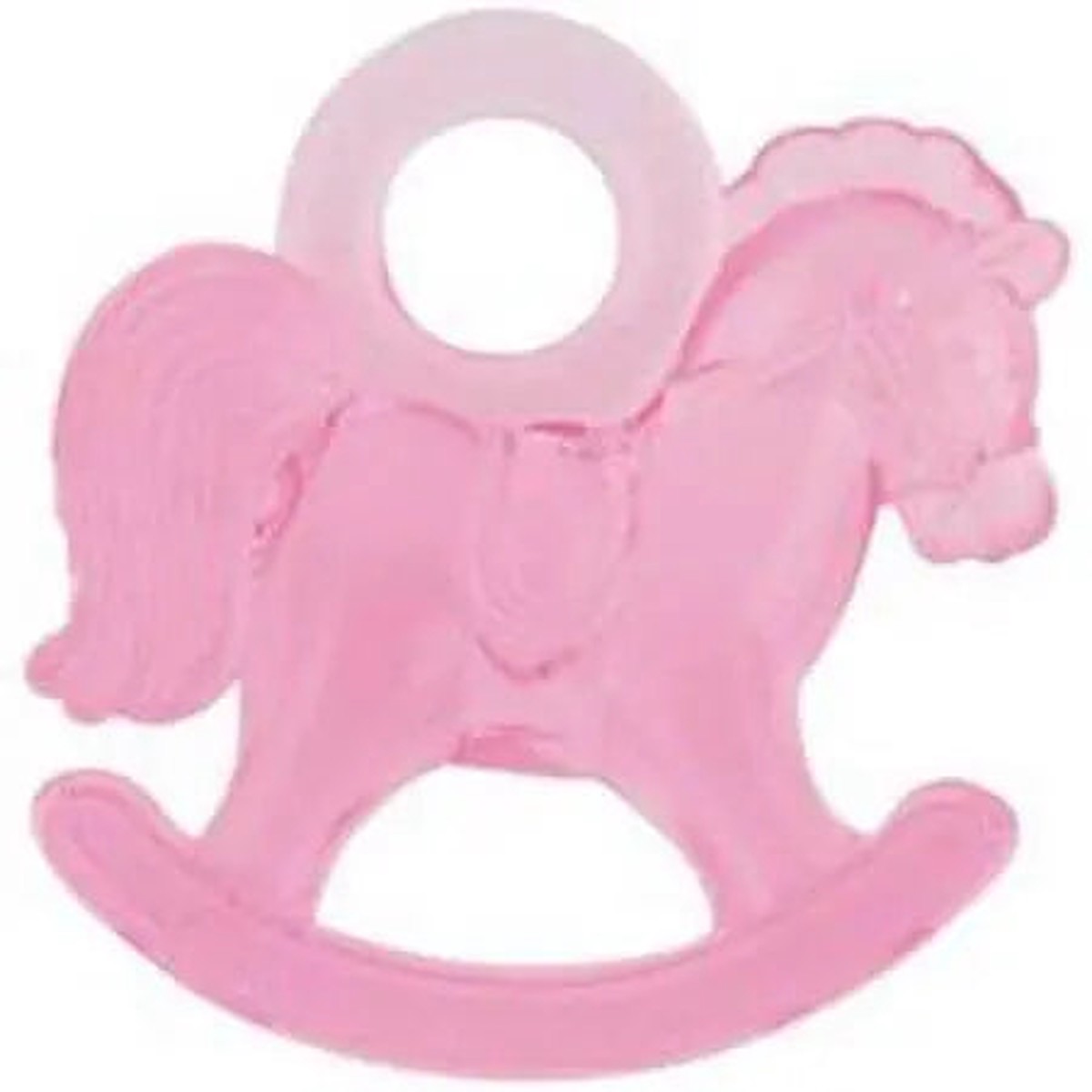 Baby Shower - Mini Plastic Pink Rocking Horses (16ct)