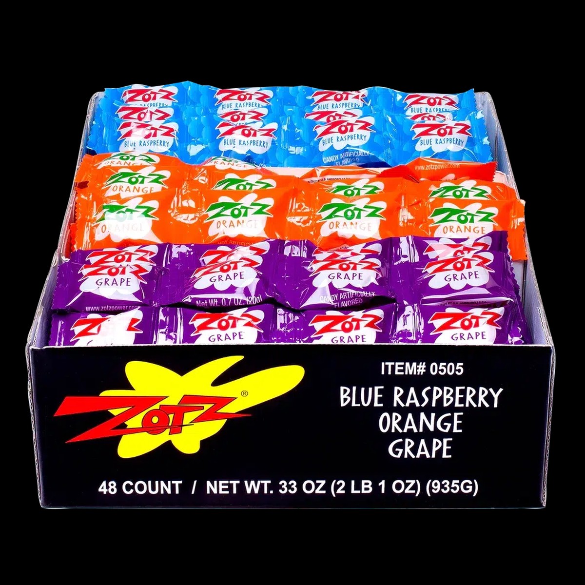 Zotz Strings - Blue Raspberry, Orange, Grape