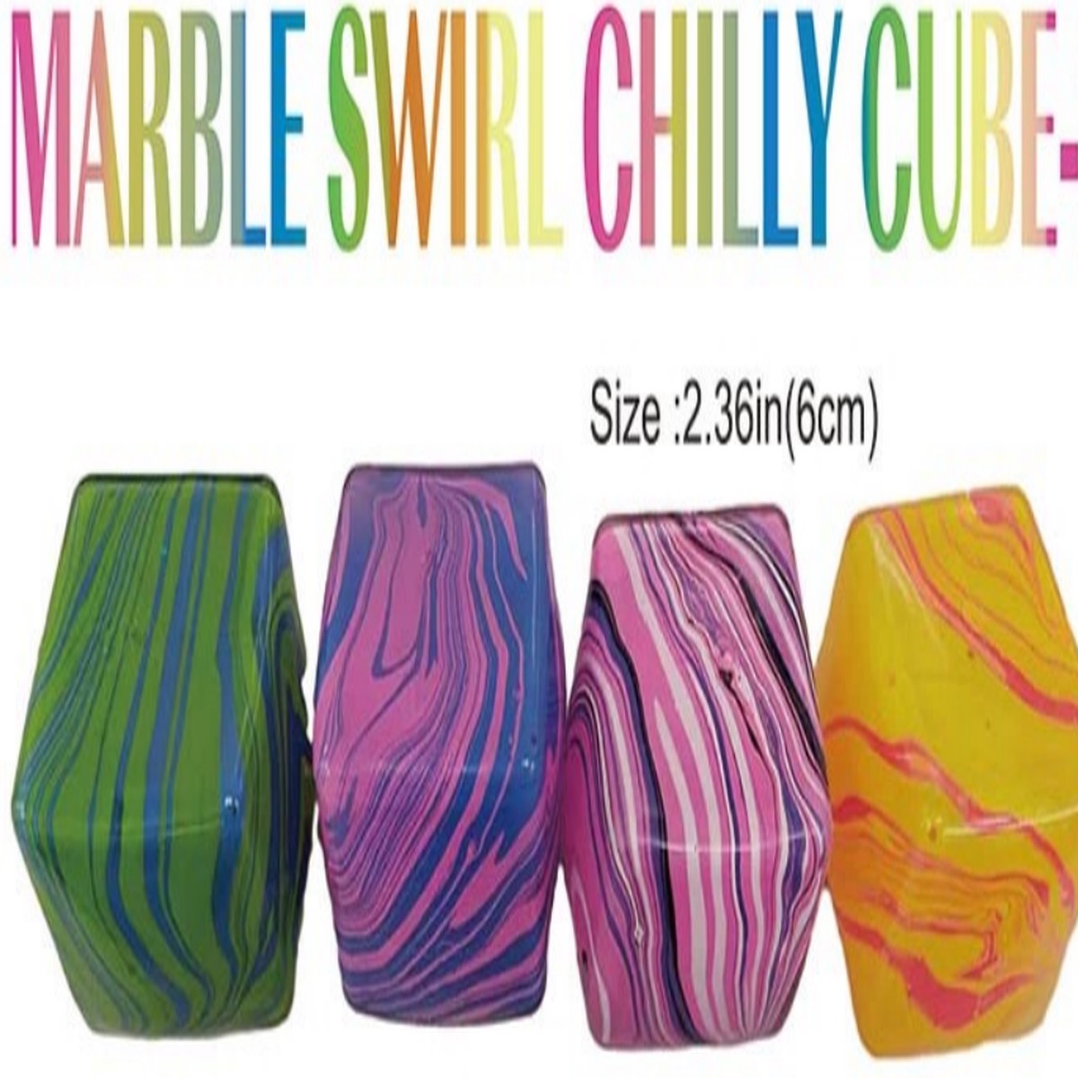 1 Marble Swirl Squihsy Cube