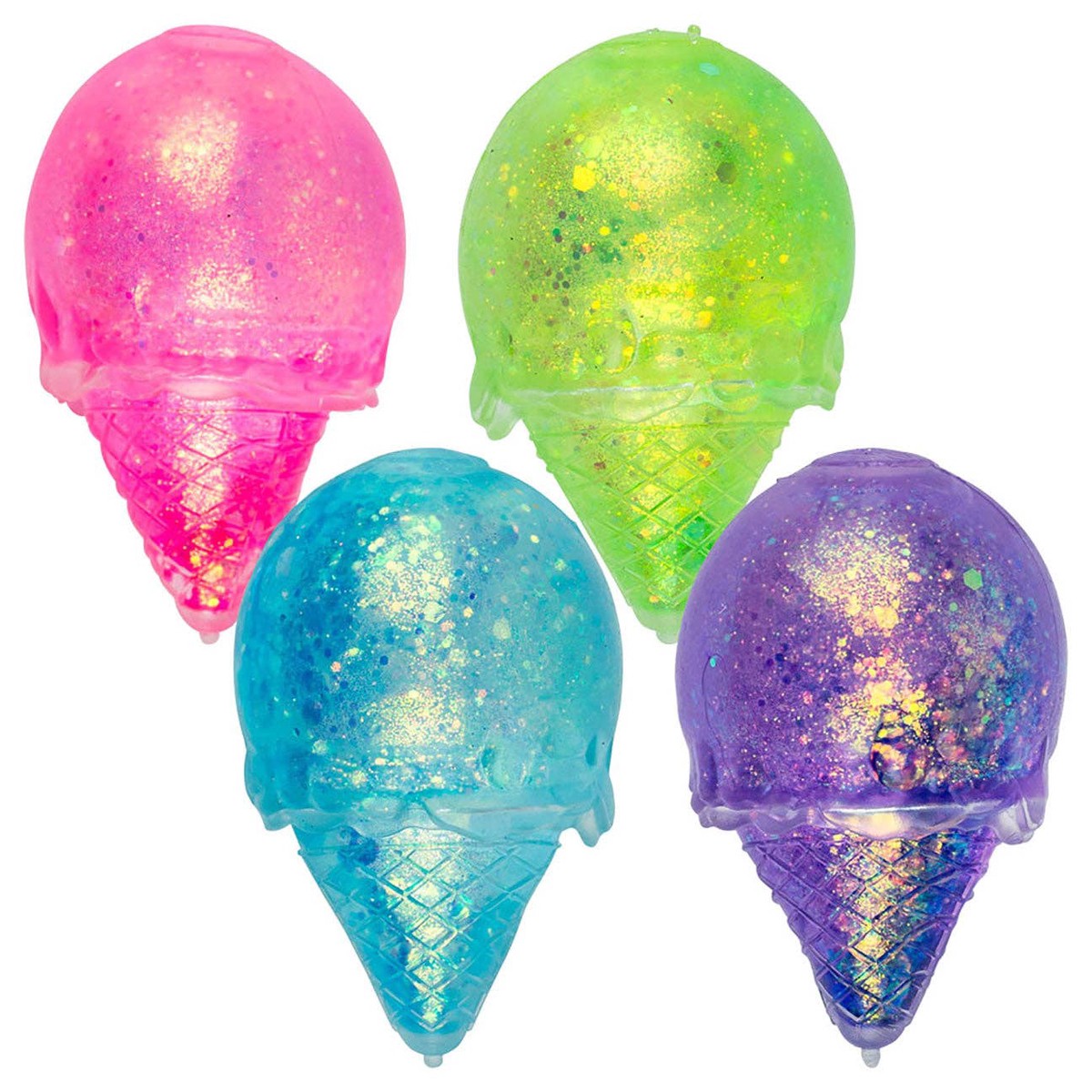 1 Ice Cream Cone Shaped Thick Glue/Gel Syrup Molasses Stretc