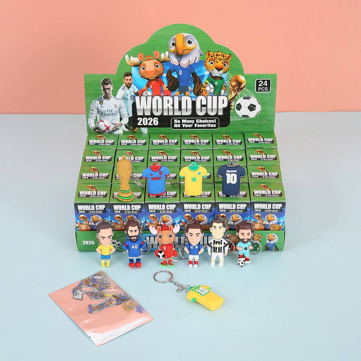 2026 FIFA World Cup keychain pendant Blind Box-24pcs