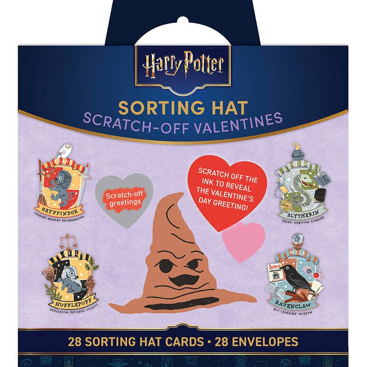 Youve Been Sorted! Harry Potter Scratch-Off House Valentine Set by Insight Editions