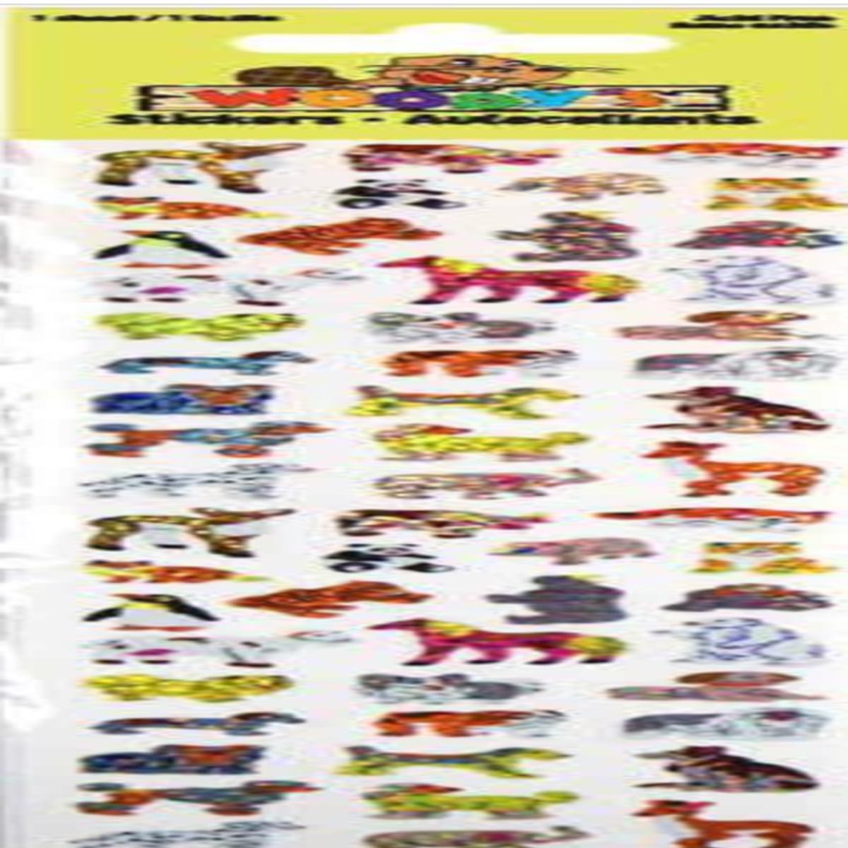 Woodys Cutie Animals Sticker Sheet
