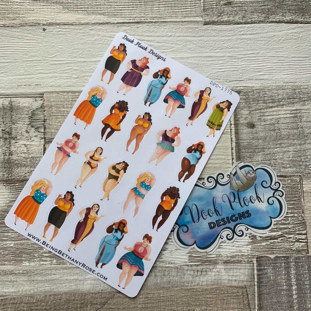 You're way too beautiful girl stickers (DPD1775)
