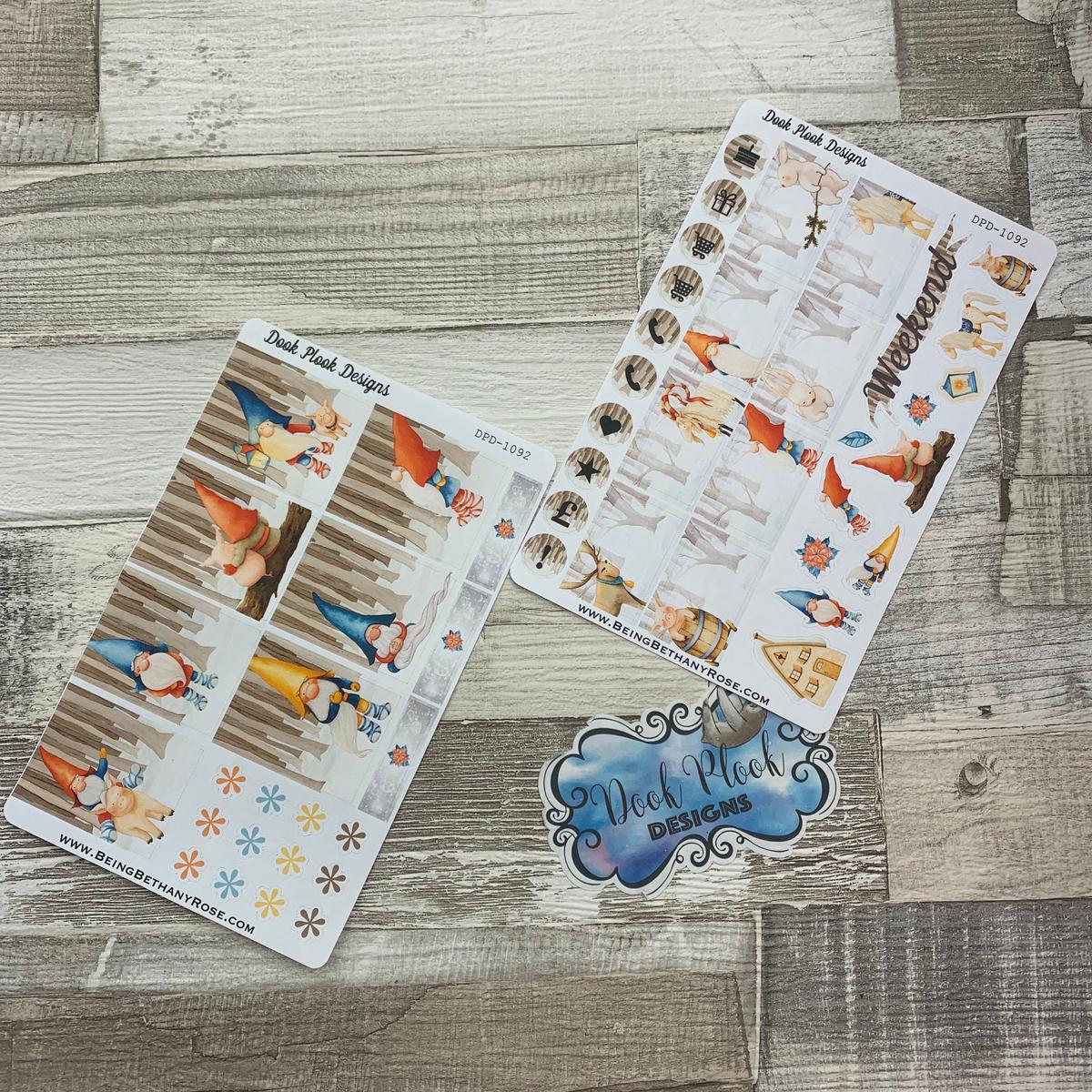 Yuletide stickers (week pack) for Erin Condren Vertical (DPD1092)