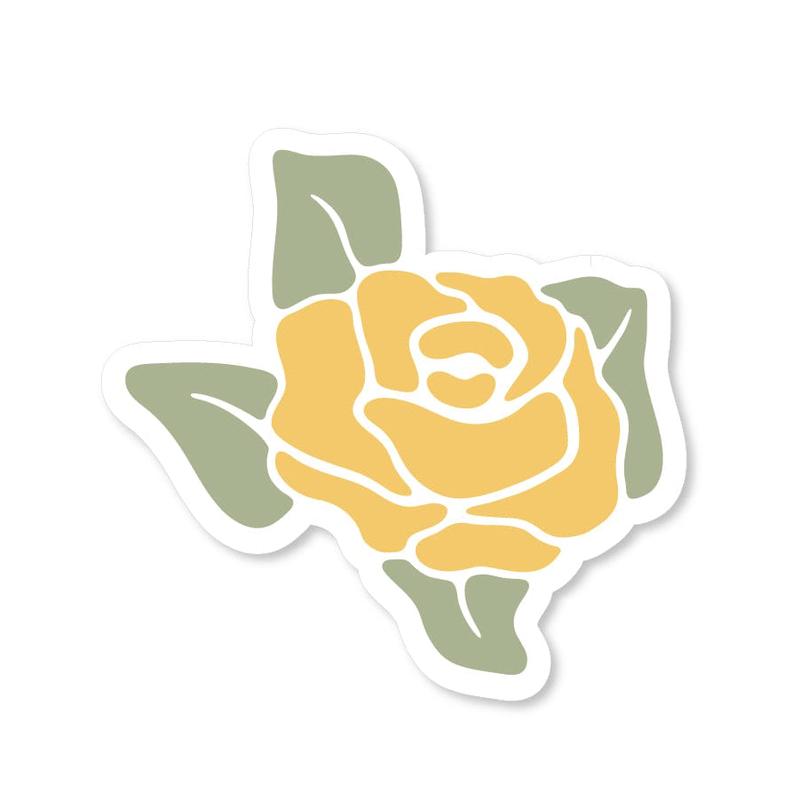 Yellow Rose Sticker