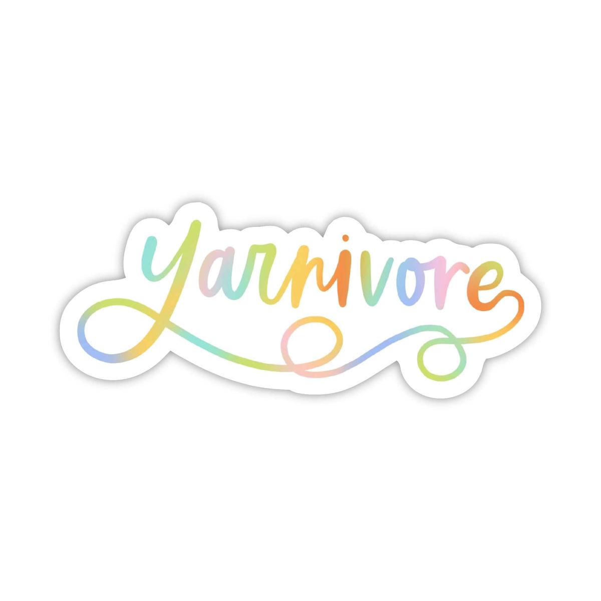 Yarnivore Crochet Sticker