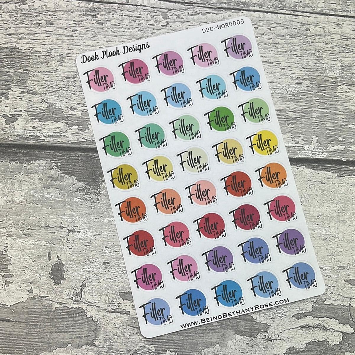 Rainbow Words - Filler Time (WOR0005)